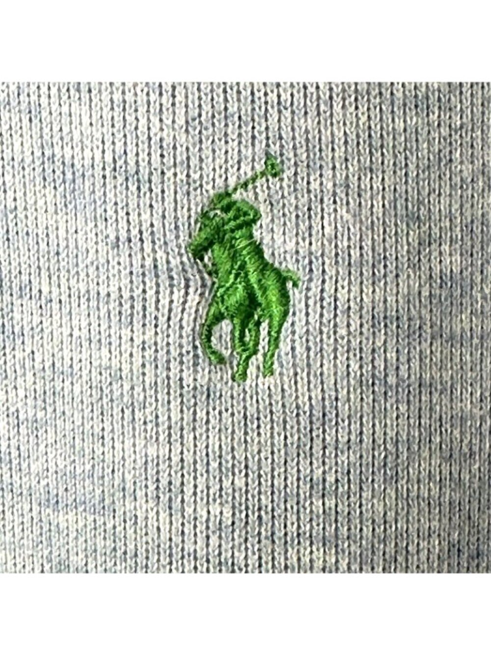 Polo Ralph Lauren 1/4 Zip Sweater Mens M Blue Cotton Pony Logo Mock Neck Preppy - Picture 6 of 11